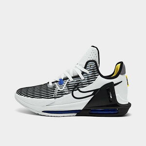 iCL Y obV Nike Lebron Witness 6 - White/Black/Persian Violet/Yellow Strike