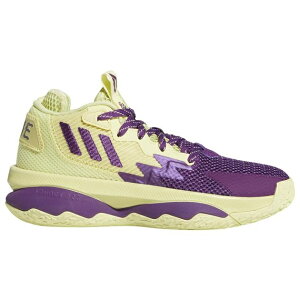 AfB_X LbY obV adidas Dame 8 GS - Yellow/Purple