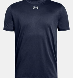 アンダーアーマー キッズ Tシャツ Boys' UA Locker T-Shirt - Midnight Navy/Metallic Silver