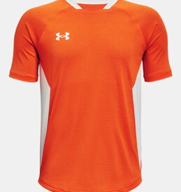 アンダーアーマー キッズ Tシャツ Boys' UA Match 2.0 Jersey - Team Orange/White