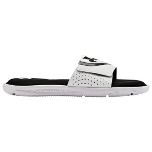 A_[A[}[ Y T_ Under Armour Ignite VI Slide - White/Black/Black