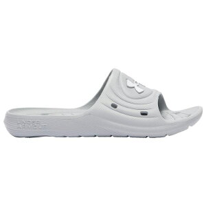 A_[A[}[ Y T_ Under Armour Locker Slide SL - Mod Grey/Mod Grey/White