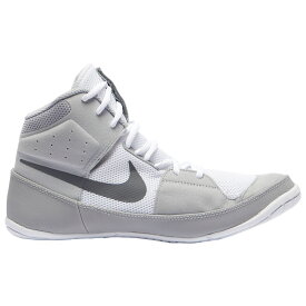 ナイキ メンズ レスリングシューズ Nike Fury - White/Grey