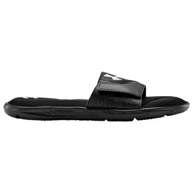 アンダーアーマー メンズ サンダル Under Armour Ignite VI Slide - Black/Black/White