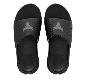 アンダーアーマー メンズ サンダル Under Armour Rock Slides - Black/Grey