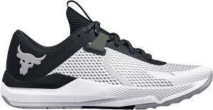 A_[A[}[ Y g[jOV[Y Under Armour Men's Project Rock BSR Training Shoes - White/Black/Halo Gray