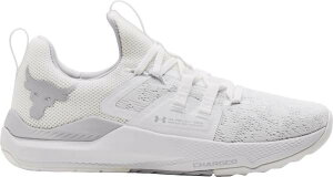 A_[A[}[ Y g[jOV[Y Under Armour Men's Project Rock BSR Training Shoes - White/White/Grey