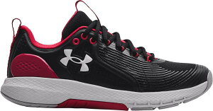 A_[A[}[ Y g[jOV[Y Under Armour Men's Charged Commit TR 3.0 Training Shoes - Black/Rose