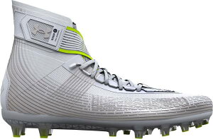 A_[A[}[ Y Atg XpCN Under Armour Men's Highlight MC Football Cleats - White/Silver
