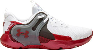A_[A[}[ Y g[jOV[Y Under Armour Men's HOVR Apex 3 Wisconsin Training Shoes - White/Cardinal