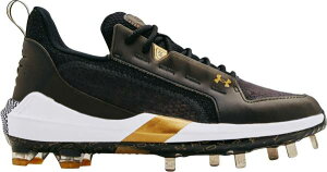 A_[A[}[ Y 싅 XpCN Under Armour Men's Harper 6 Metal Baseball Cleats - Black/White