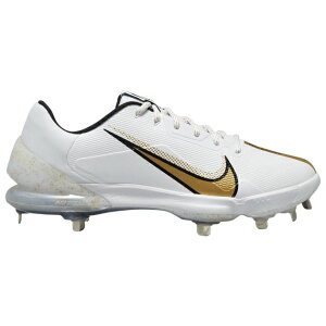 �i�C�L �����Y �싅 �X�p�C�N Nike Force Zoom Trout 7 Pro - White/Metallic Gold/Black