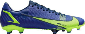 �i�C�L �����Y �}�[�L�����A�� ���F�C�p�[14 �T�b�J�[ �X�p�C�N Nike Mercurial Vapor 14 Academy FG Soccer Cleats - Blue/Volt