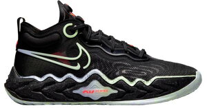 �i�C�L �����Y �o�b�V�� Nike Air Zoom G.T. Run Basketball Shoes - Black/Hyper Crimson