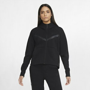�i�C�L ���f�B�[�X �p�[�J�[ Nike NSW Tech Fleece WR Full-Zip Hoodie - Black/Black