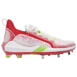 A_[A[}[ Y 싅 XpCN Under Armour Harper 6 Low ST - White/Red/Hyper Green