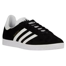 アディダス メンズ スニーカー adidas Originals Gazelle - Black/White/Metallic Old Gold