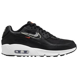 ナイキ キッズ スニーカー Nike Air Max 90 GS - Black/White/Red