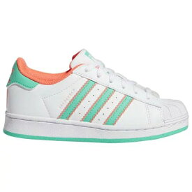 アディダス キッズ ジュニア スニーカー adidas Originals Superstar PS - White/Green