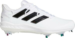 AfB_X Y 싅 XpCN adidas Men's adizero Afterburner 8 Metal Baseball Cleats - White/Iridescent