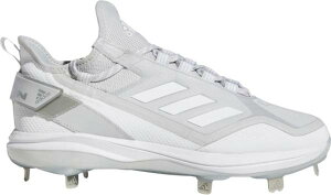 AfB_X Y 싅 XpCN adidas Men's Icon 7 Boost Metal Baseball Cleats - Grey/White