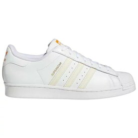 アディダス メンズ スニーカー adidas Originals Superstar - White/Citrus Orange