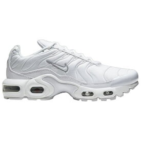 ナイキ キッズ スニーカー Nike Air Max Plus GS - White/White/Metallic Silver