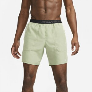 �i�C�L �����Y �����j���O�V���[�c �V���[�g�p���c Nike Dri-FIT Wild Run Flex Stride 7 BF Shorts - Oil Green/Honeydew
