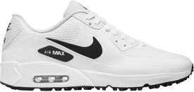 ナイキ メンズ ゴルフシューズ Nike Men's Air Max 90 G Golf Shoes - White/Black