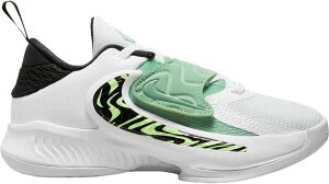iCL LbY WjA obV Nike Kids' Preschool Freak 4 Basketball Shoes - White/Black/Volt