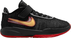 �i�C�L �L�b�Y �W���j�A �o�b�V�� Nike Kids' Preschool Lebron XX Basketball Shoes - Black/Red/Gold