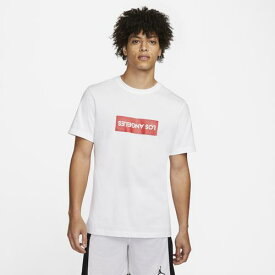 ジョーダン メンズ Tシャツ 半袖 Jordan LA City Stencil Crew - White