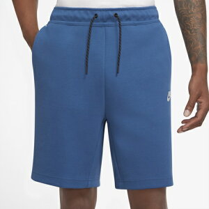 �i�C�L �����Y �n�[�t�p���c Nike Tech Fleece Shorts - Dark Marine/Light Bone