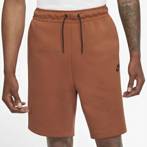 �i�C�L �����Y �n�[�t�p���c Nike Tech Fleece Shorts - Burnt Sunrise/Black