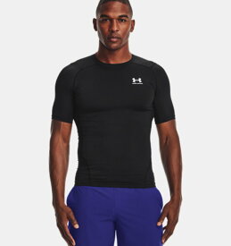 アンダーアーマー メンズ Tシャツ Men's HeatGear Armour Short Sleeve - Mod Gray/Black