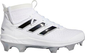 AfB_X Y 싅 XpCN adidas Men's adizero Afterburner 8 NWV TPU Baseball Cleats - White/Iridescent