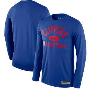 �i�C�L �����Y T�V���c ���� ����T �N���b�p�[�Y LA Clippers Nike 2021/22 On-Court Practice Legend Performance Long Sleeve T-Shirt - Royal
