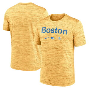 �i�C�L �����Y T�V���c ���b�h�\�b�N�X Boston Red Sox Nike Authentic Collection City Connect Velocity Performance T-Shirt - Gold