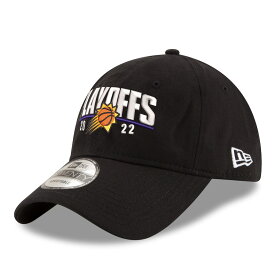 ニューエラ メンズ キャップ サンズ Phoenix Suns New Era 2022 NBA Playoffs Arch 9TWENTY Adjustable Hat - Black