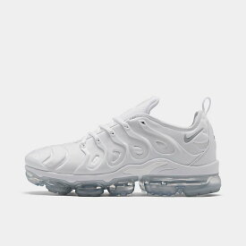 ナイキ メンズ NIKE AIR VAPORMAX PLUS ランニングシューズ White/White/Pure Platinum