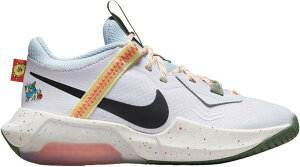 �i�C�L �L�b�Y �o�b�V�� Nike Kids' Grade School Air Zoom Crossover Basketball Shoes - White/Blue