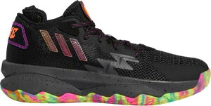 AfB_X Y obV adidas Dame 8 Basketball Shoes - Black/Grey/Blue