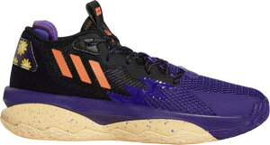 AfB_X Y obV adidas Dame 8 Basketball Shoes - Purple/Black