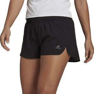 �A�f�B�_�X ���f�B�[�X �����j���O�V���[�c adidas Women's Fast Running 3 Shorts - Black