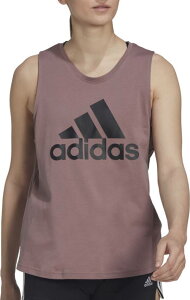 AfB_X fB[X ^Ngbv adidas Women's Essentials Big Logo Tank Top - Wonder Oxide