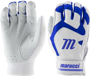 �}���b�` �����Y �o�b�e�B���O�O���[�u Marucci Adult Signature Batting Gloves - White/Royal