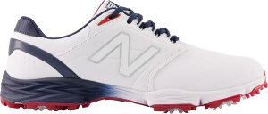 �j���[�o�����X �����Y �S���t�V���[�Y New Balance Men's Striker v3 Golf Shoes - White/Blue/Red