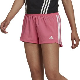 アディダス レディース トレーニングショーツ adidas Women's 3-Stripes Pacer Woven Shorts - Pulse Magenta