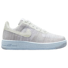 ナイキ キッズ スニーカー Nike Air Force 1 Crater Flyknit GS - White/Black