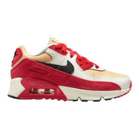 ナイキ キッズ ジュニア スニーカー エアマックス90 Nike Air Max 90 PS - Sesame/Black/Red